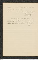 Nachlass Franz Steindachner, Brief von Eduard Graeffe an Franz Steindachner (14.04.1899), Inv.Nr. 173.20, Seite 2
